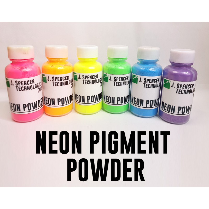 Neon Pigment Powders (UV reactive) for Resin craft and art projects ...