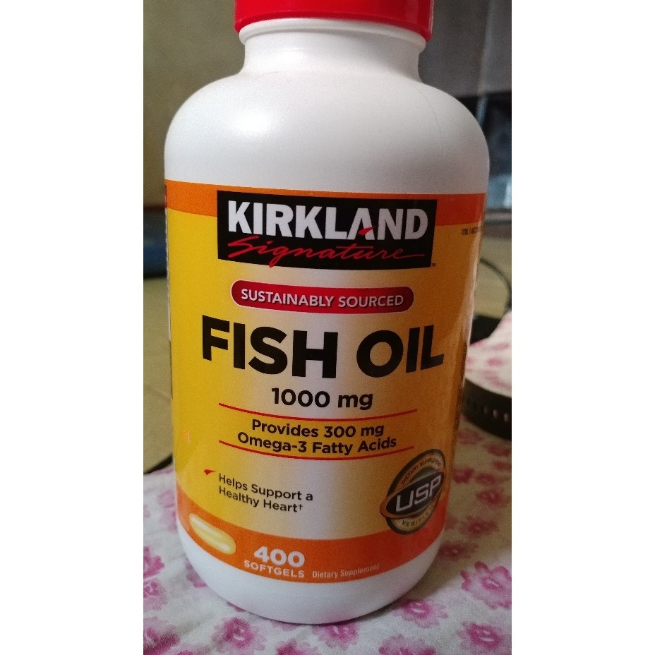 Kirkland fish oil 1000mg 400 softgels jPY Shopee Philippines
