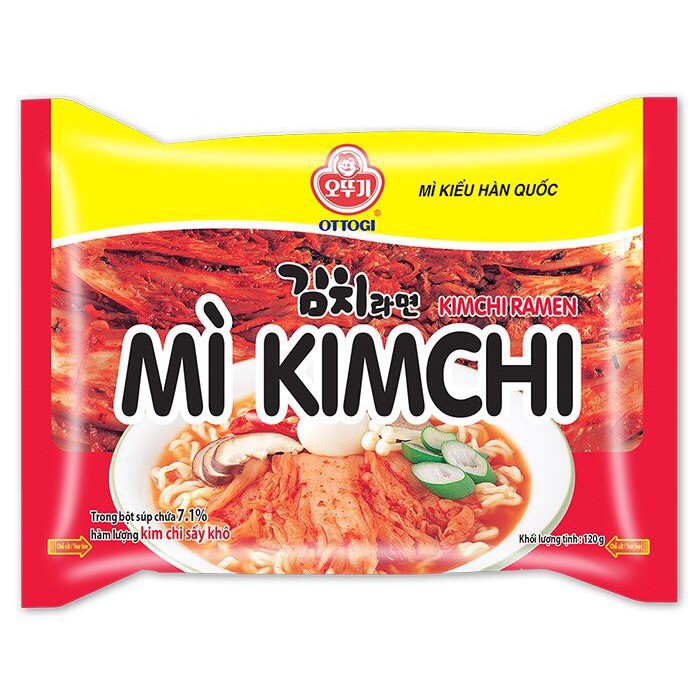 Combo 20 Packs Of Kim chi Noodles 120g + Get 4 Extra Packs | Shopee ...