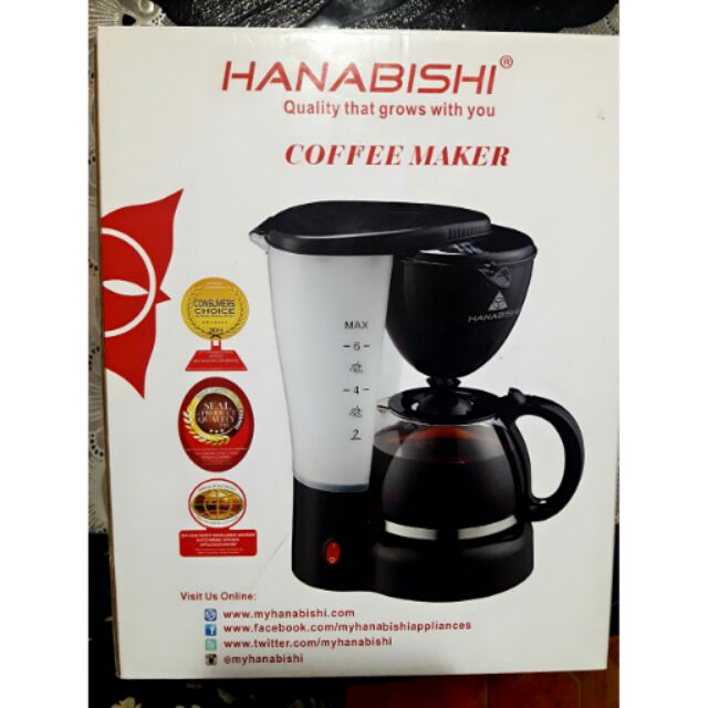 Hanabishi coffee maker outlet price