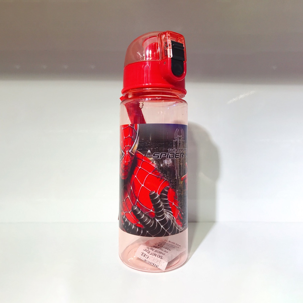 550ml Disney Spiderman Children's Straw Cup Cartoon Cute portability