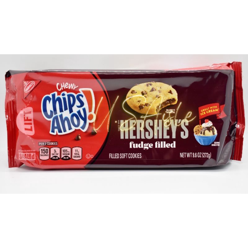Chewy Chips Ahoy Hershey's Fudge Filled 277g Shopee Philippines
