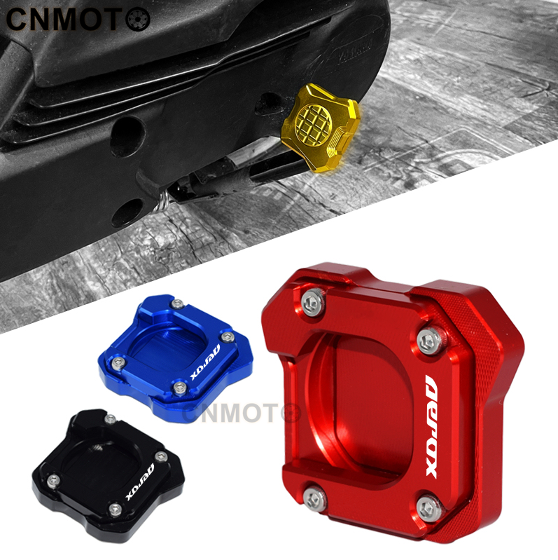 For YAMAHA AEROX 155 Aerox V2 NVX 155 Motorcycle Side Stand Pad Plate