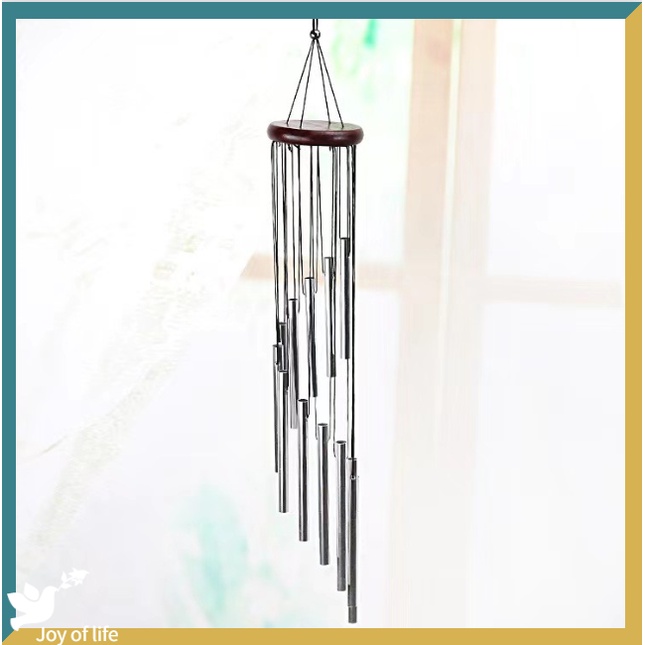 12 Pipe Wind Chimes Large Dark Tone Wind Chimes Church Bells Wind ...