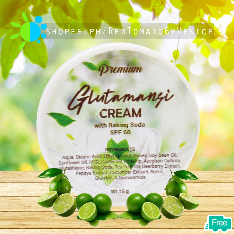 PREMIUM GLUTA MANSI CREAM SPF with Baking Soda fo Skin Whitening