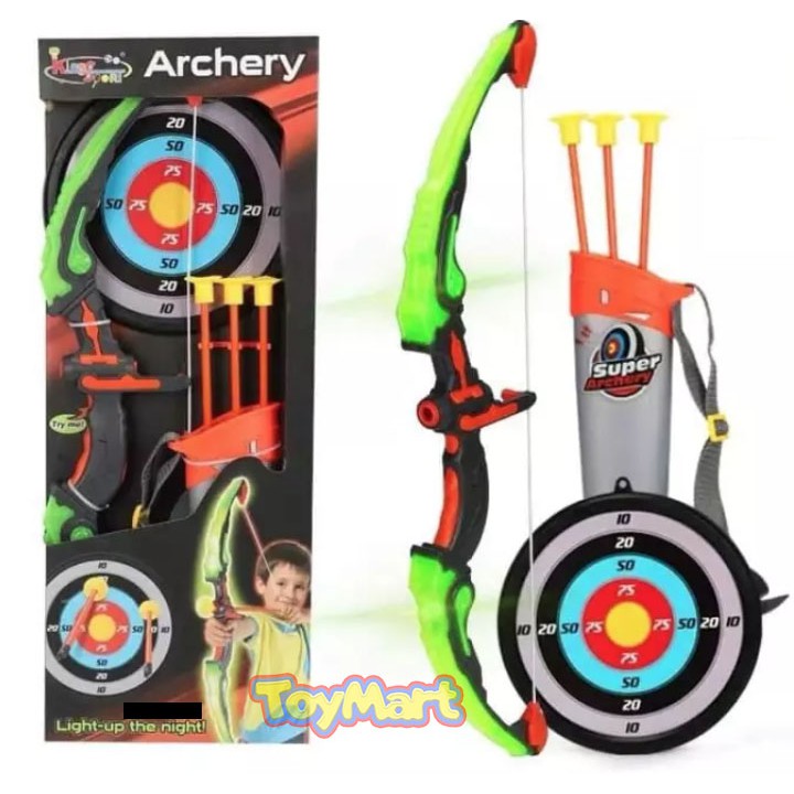 Glow in the Dark Archery with Arrows Quiver Pack for Kids Archer Sport ...