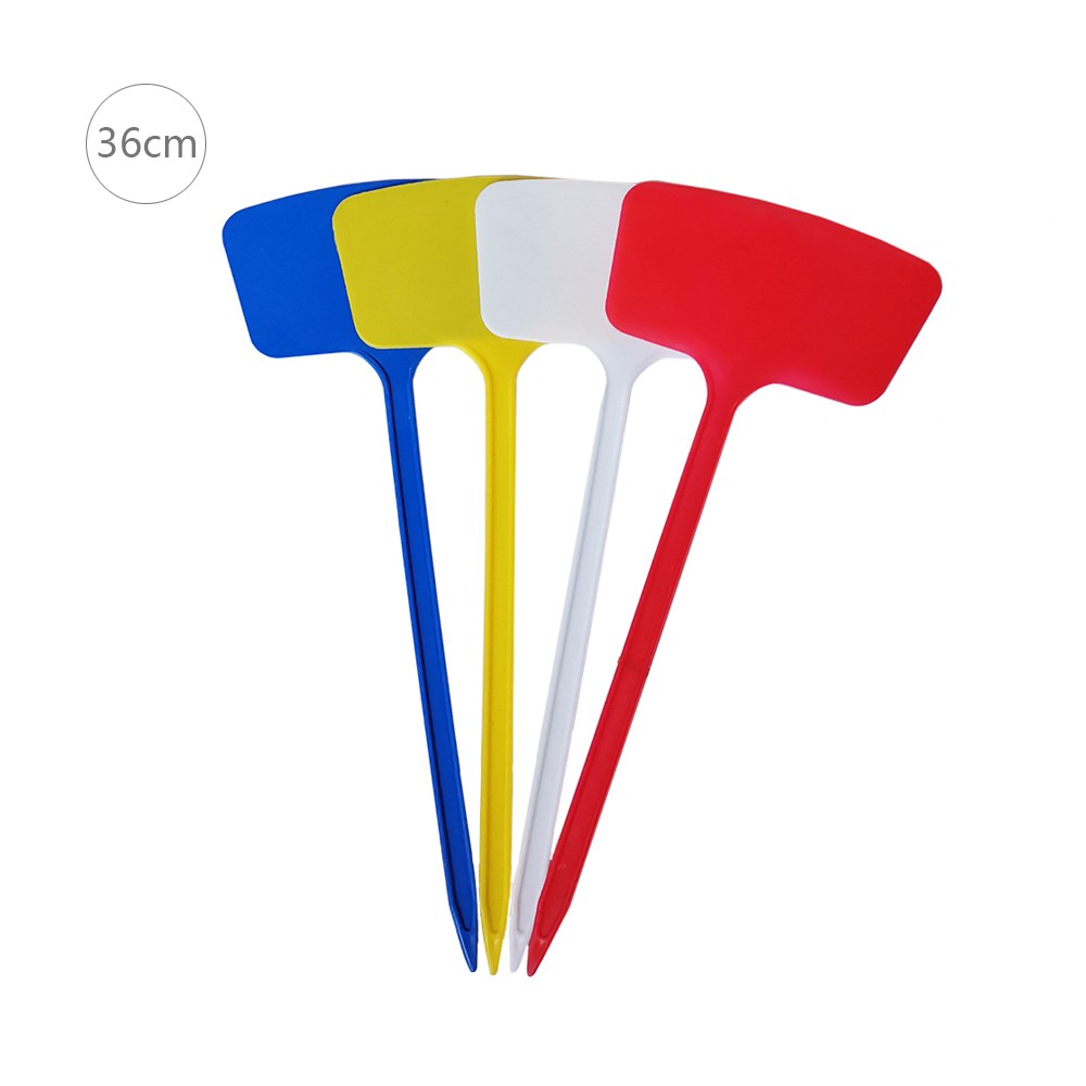 36cm Lengthen Plastic Plant Label Garden Farmland T-shape Tags ...