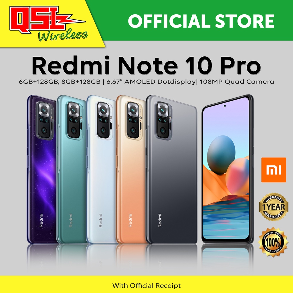 Xiaomi Redmi Note 10 Pro 6+128GB | 8+128GB | Shopee Philippines