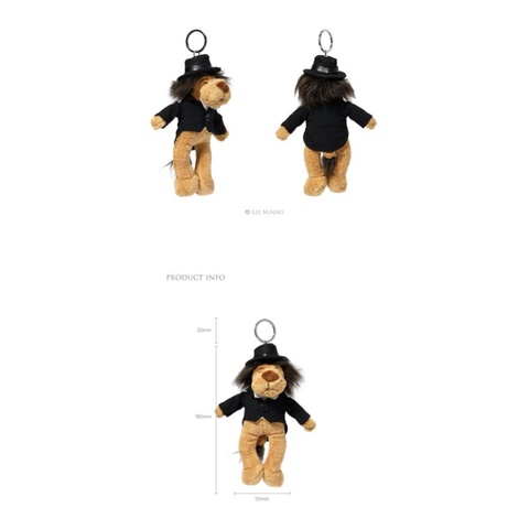 RARE ] KEYRING MINOMI 3 LEE MIN HO MINOZ OFFICIAL MD