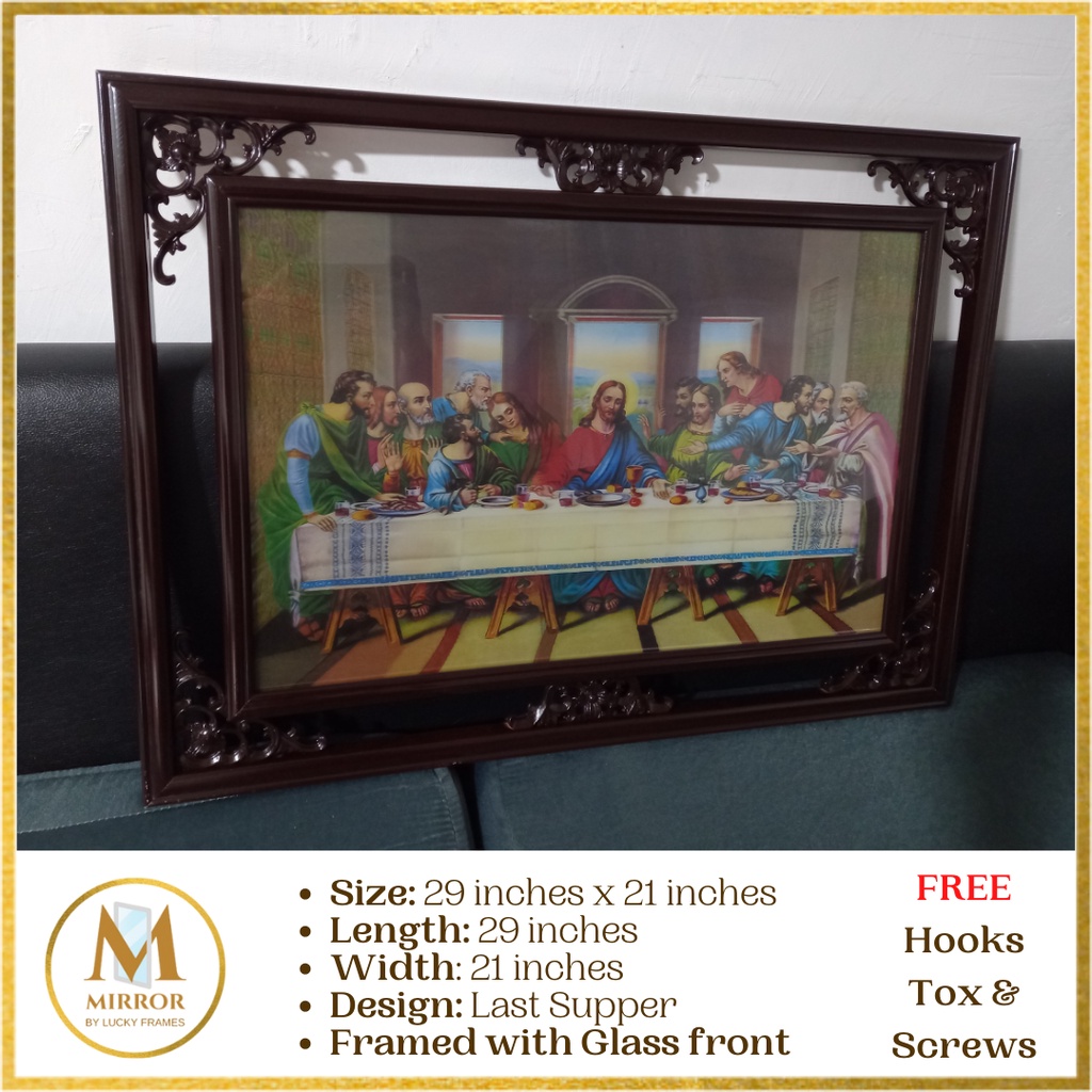 Last Supper 3D Wall Decor 29 inches x 21 inches | Shopee Philippines
