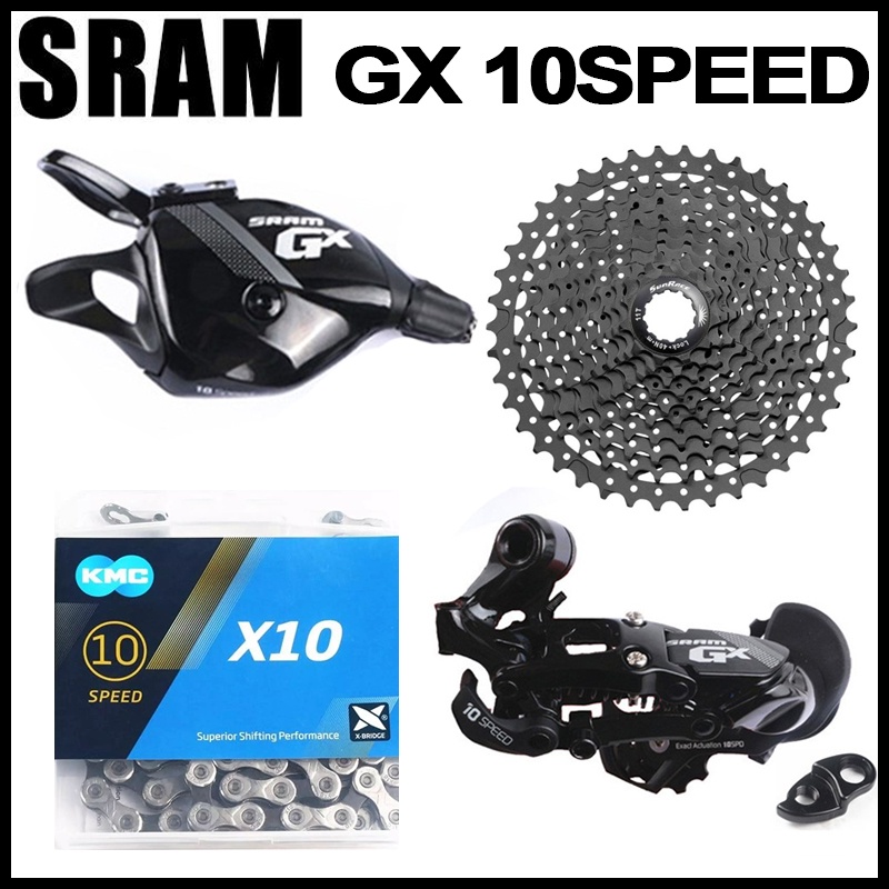 SRAM GX Groupset 2X10 Speed MTB Moutain Bike Kit Shifter Rear Derailleur KMC Chain Sunrace 11 40T Cassette Mountain Bicycle Groupset Shopee Philippines