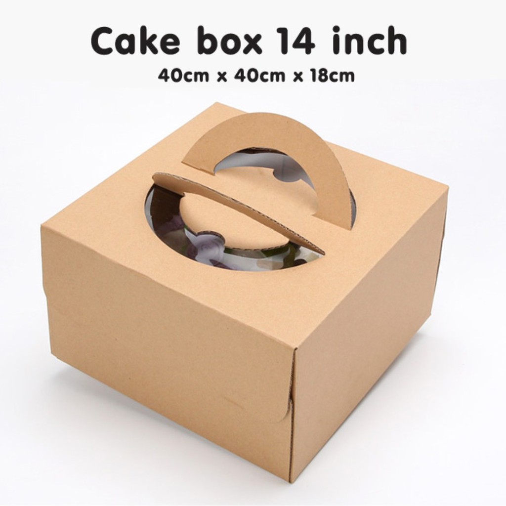 Cake box boxes 14 inch/40cm for large cakes | Shopee Philippines