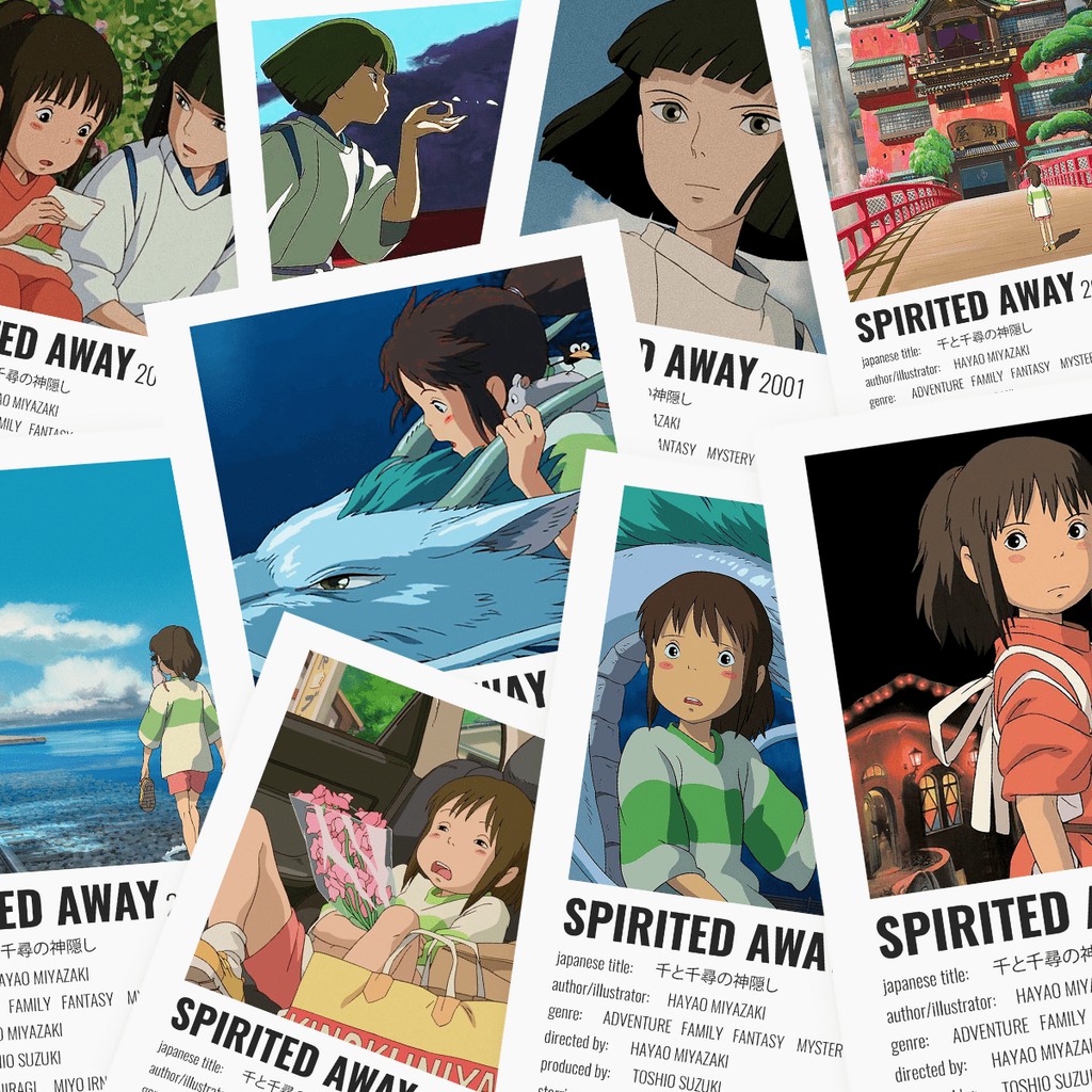 Anime Posters / Spirited Away Minimalist Poster Collection / A4 Anime