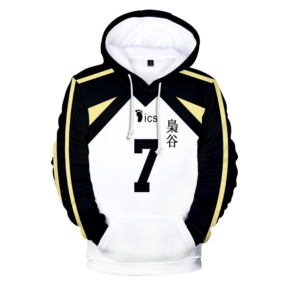 Hoodies Anime Haikyuu Fukurodani Academy Uniform Bokuto Koutarou Haikyu