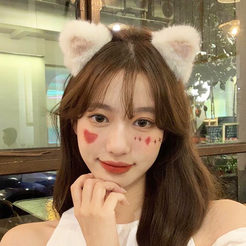 1Pair Cute Frog Cat Ear Clip Hairpins Acrylic Bangs Hair Clips for ...