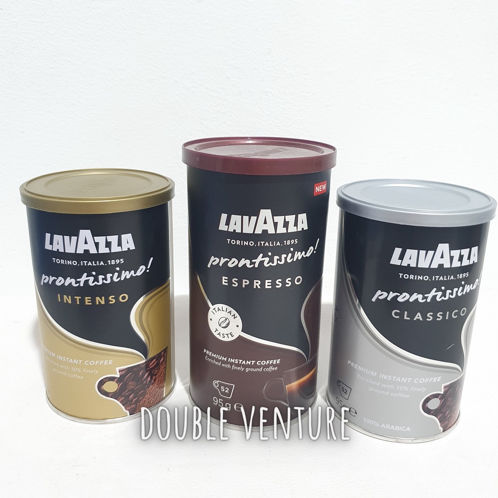 Lavazza Prontissimo Premium Instant Coffee 95g (Intenso/ Classico ...