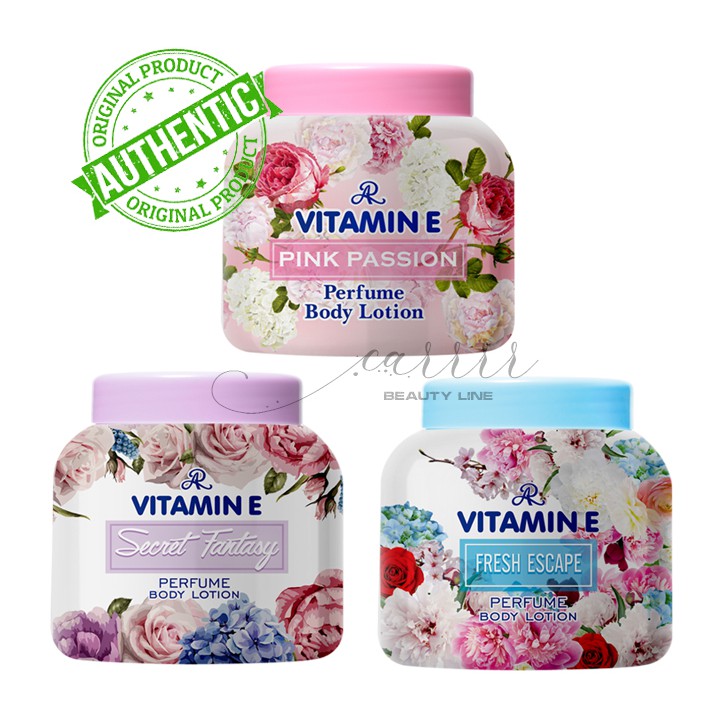 AR Vitamin E Perfume Body Lotion (200ml) Shopee Philippines
