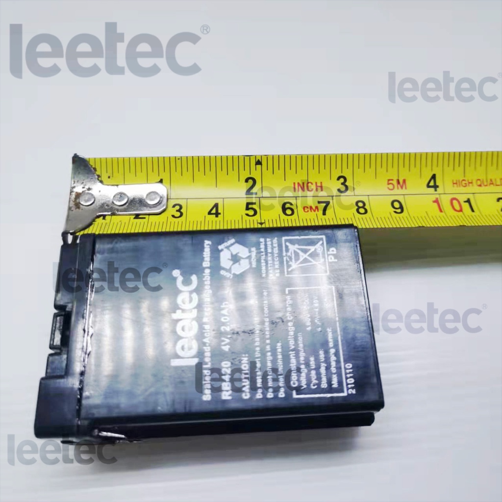 Rechargeable Battery Sealed Lead-Acid 4V 2.0Ah LEETEC RB420 | Shopee ...