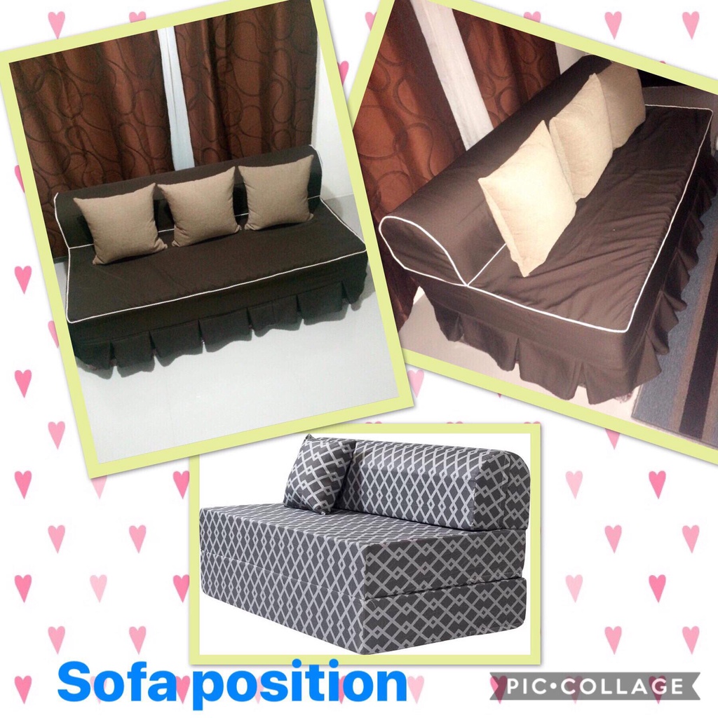 (sofa position only) (DOUBLE SIZE 48'' x 75'') Seat cover for Uratex