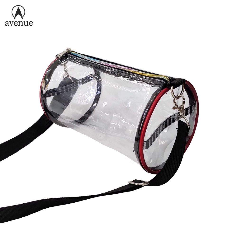 Avenue Transparent PVC Clear Sling Bag 302 Shoulder Bag Thick Plastic