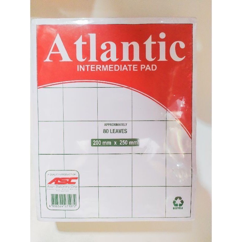 10 Pads Atlantic Writing Pad Intermediate Long Pad Arctic Grade 1 - 4 ...