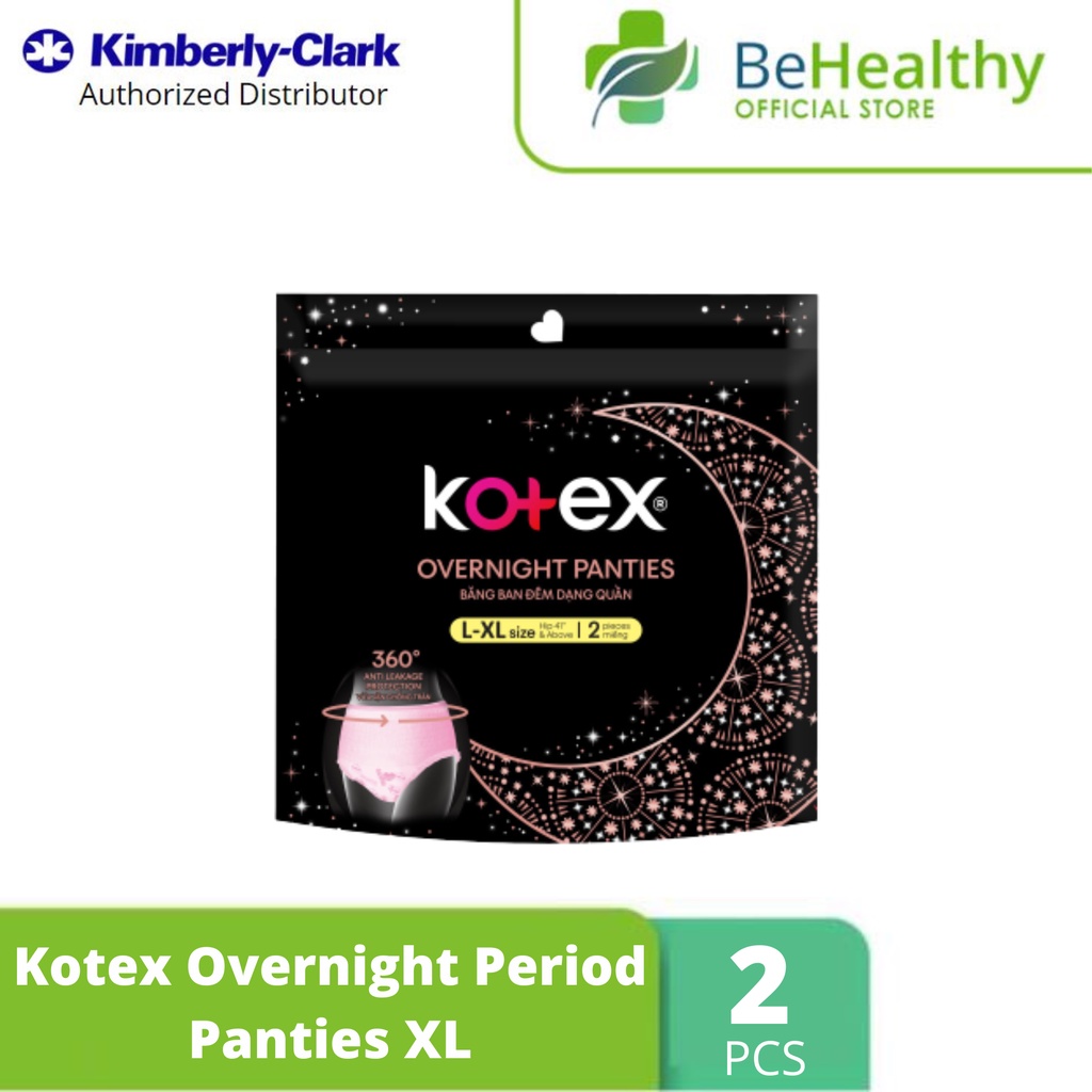 Kotex Overnight Period Panties XL 2s Shopee Philippines