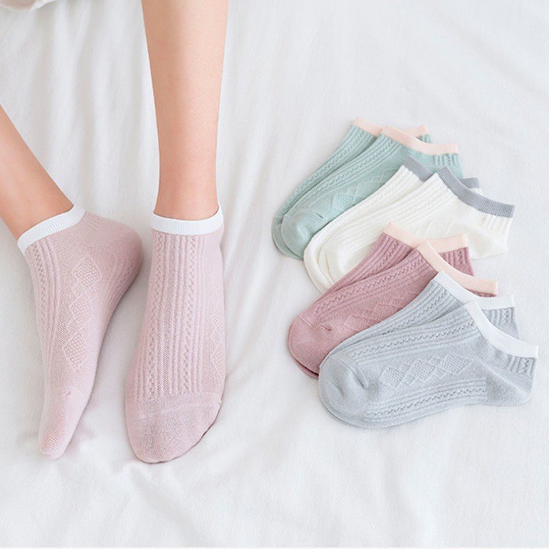 Nakusu 10Pairs New Style Ladies Socks Cotton Korean Summer Breathable ...