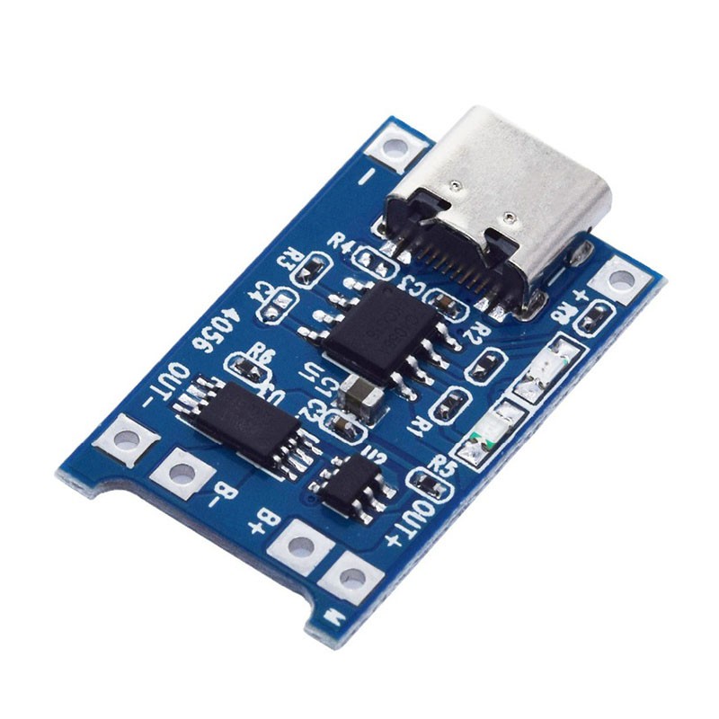 Type-C USB 5V 1A 18650 TP4056 Lithium Battery Charger Module Charging ...