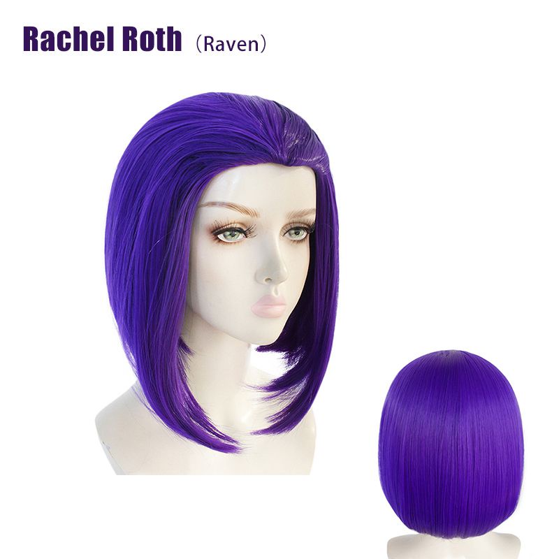 Natural And Realistic Rachel Roth Raven Cosplay Wig High Temperature ...