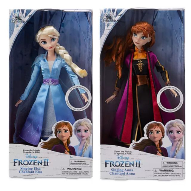 Ana and elsa cheap singing dolls