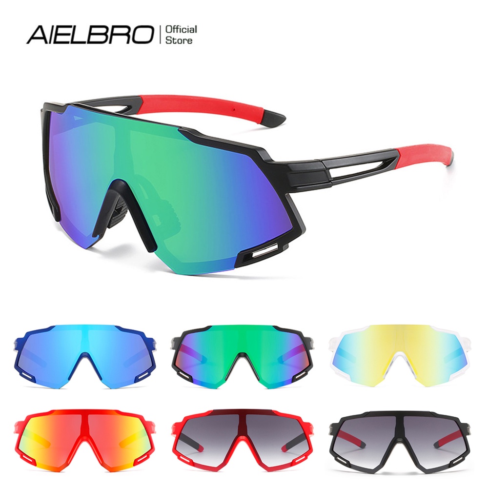 READY STOCK』AIELBRO Cycling Glasses Mountain Bicycle Unisex Road