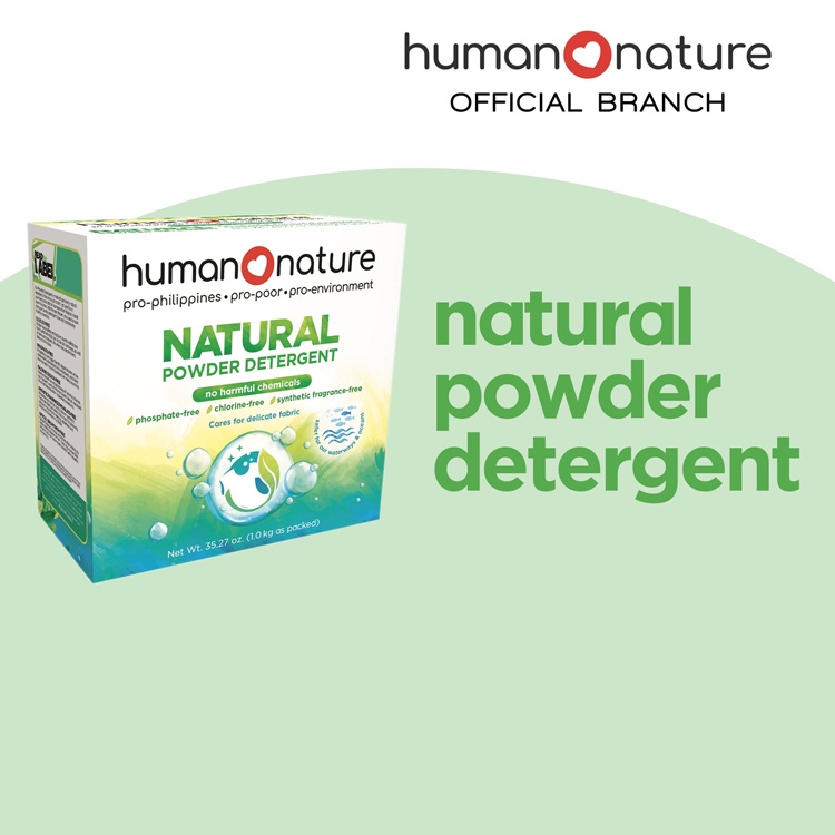 Human Nature Natural Powder Detergent 1000g | Shopee Philippines