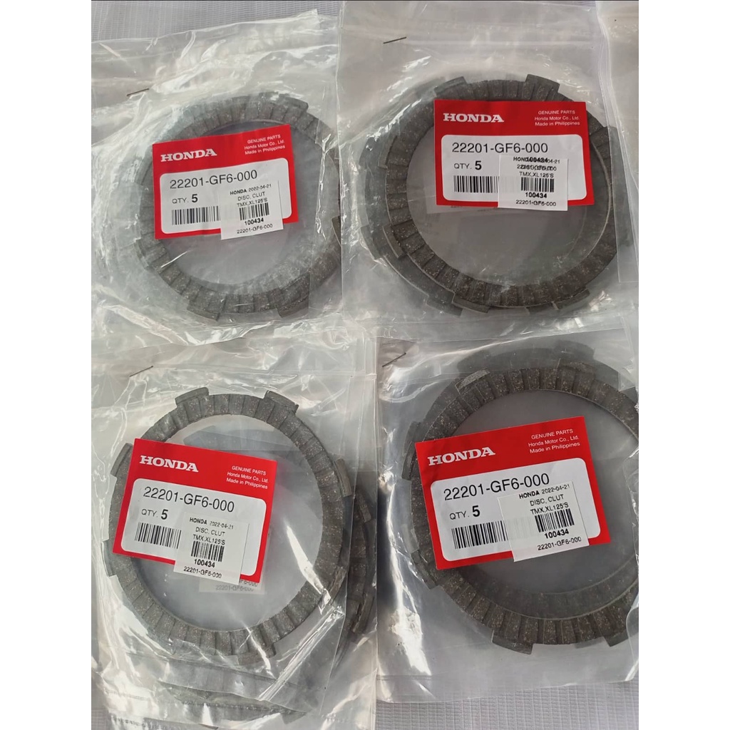 HONDA GENUINE CLUTCH LINING SET 5PCS CRF 150 XR150 XR200 TMX155 XL125