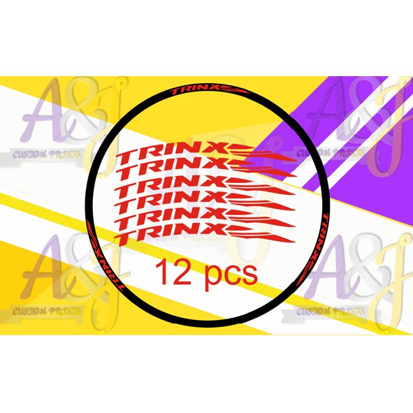 trinx wheel rims bicycle design set stickers | Shopee Philippines