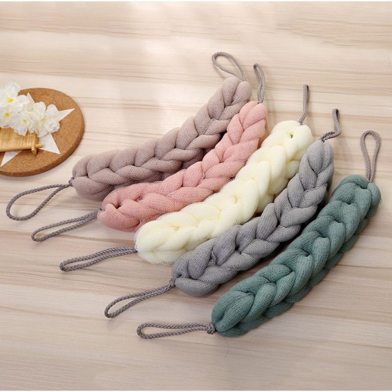 LONG BATH SPONGE/BRAID BATH SPONGE/SHOWER PUFF SPONGE | Shopee Philippines