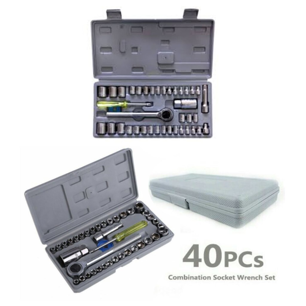 TS 40pcs Aiwa Combination Socket Wrench Set Shopee Philippines