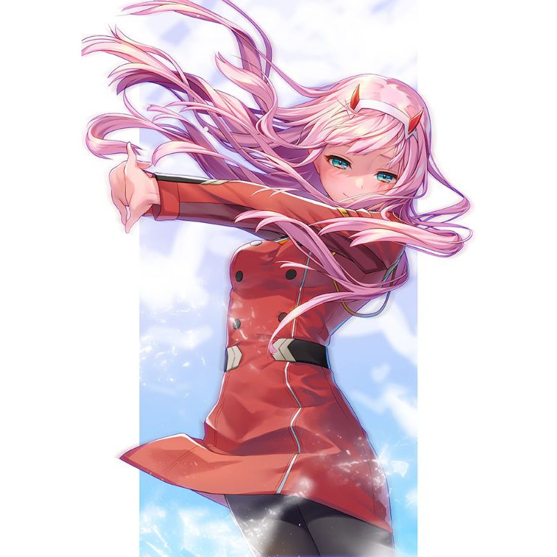 Zero two Poster / Darling in the Franxx Poster / Japanese Anime Poster ...
