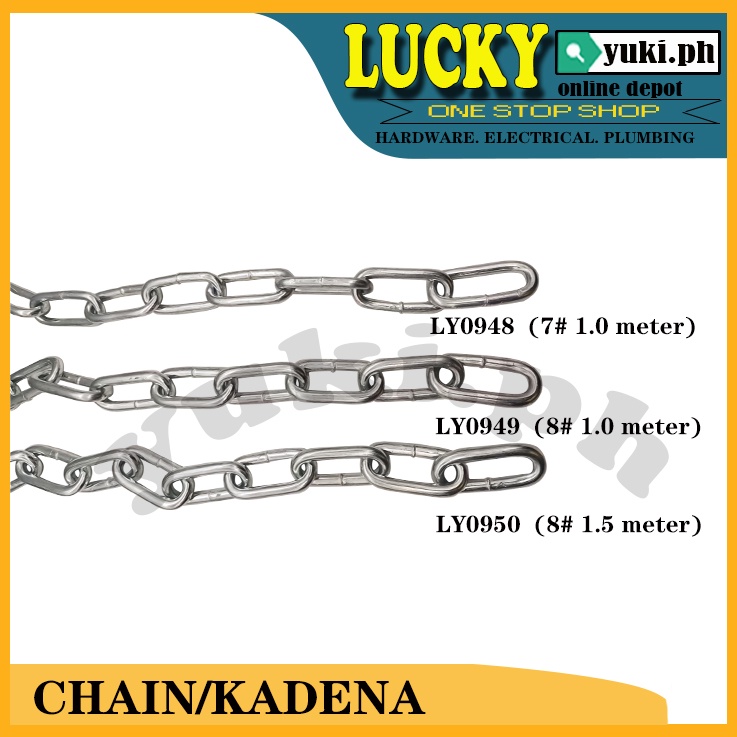 HEAVY DUTY INDUSTRIAL CHAIN/KADENA (#7 (1M) / #8 (1M) / #8 (1.5M ...