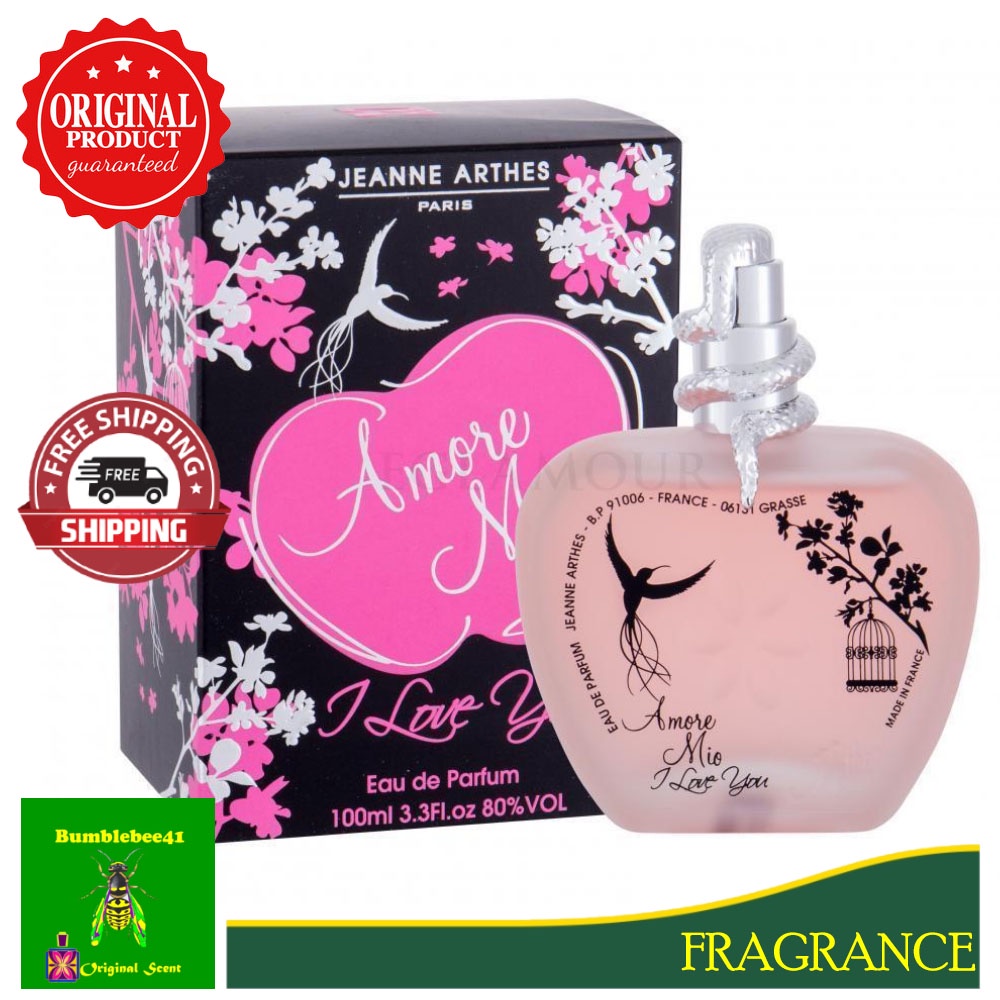 BUMBLEBEE41 Amore Mio I Love You Perfume By JEANNE ARTHES FOR WOMEN 100ML  EDP