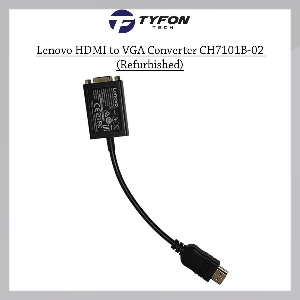 Lenovo HDMI to VGA Converter CH7101B02 (Refurbished) Shopee Philippines