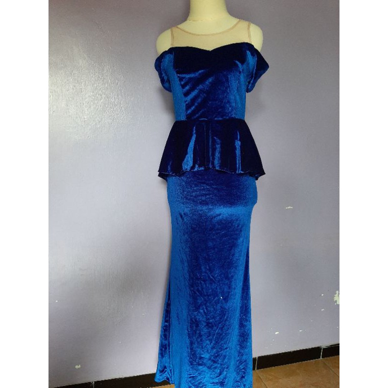 Plain velvet dress || Singer dress code L001 | Shopee Philippines