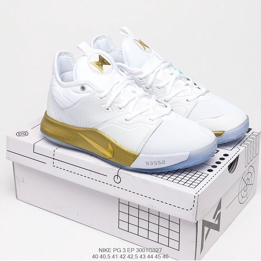 All white best sale paul george shoes