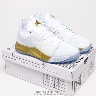 Paul george 3 white hotsell and gold