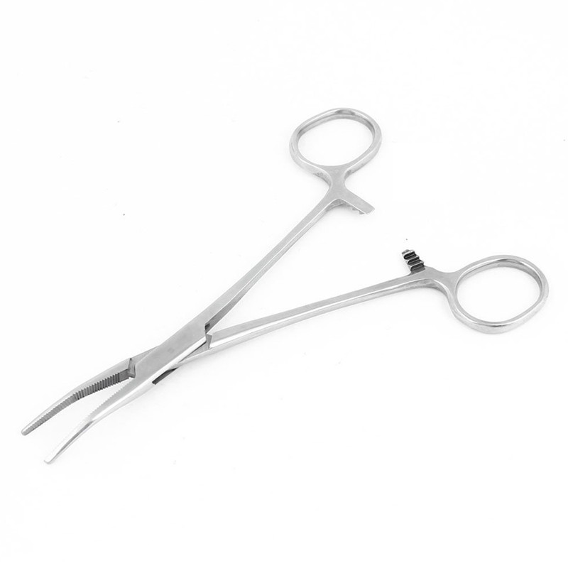 Locking Forceps Curved Mosquito Hemostat Tool 6.3 Inch Length