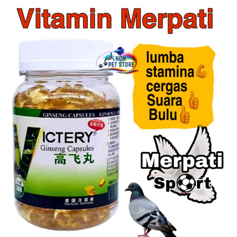 Pigeon Vitamins For Rajin, Healthy, Beautiful Sound, Beautiful Feather 300 Seeds Shopee