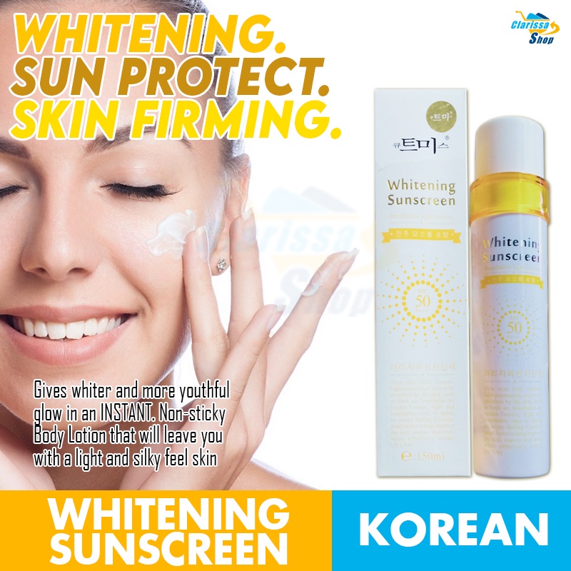 AUTHENTIC Korean Lotion Whitening Sunscreen with SPF 50 PA