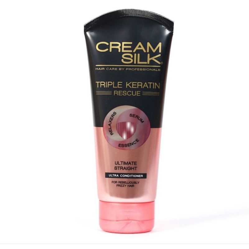 Cream Silk Triple Keratin Rescue Ultra Conditioner Ultimate Straight 170ml Shopee Philippines 