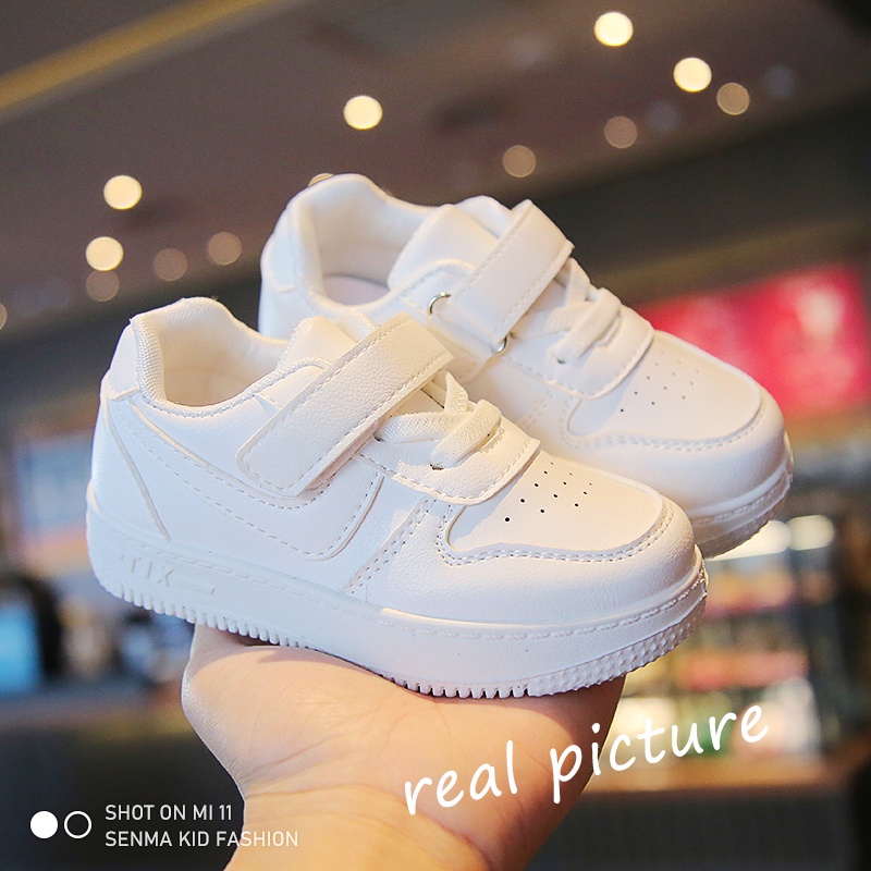 SENMA White Shoes For Kids Boys Rubber Shoes Korean Kids Shoes For ...