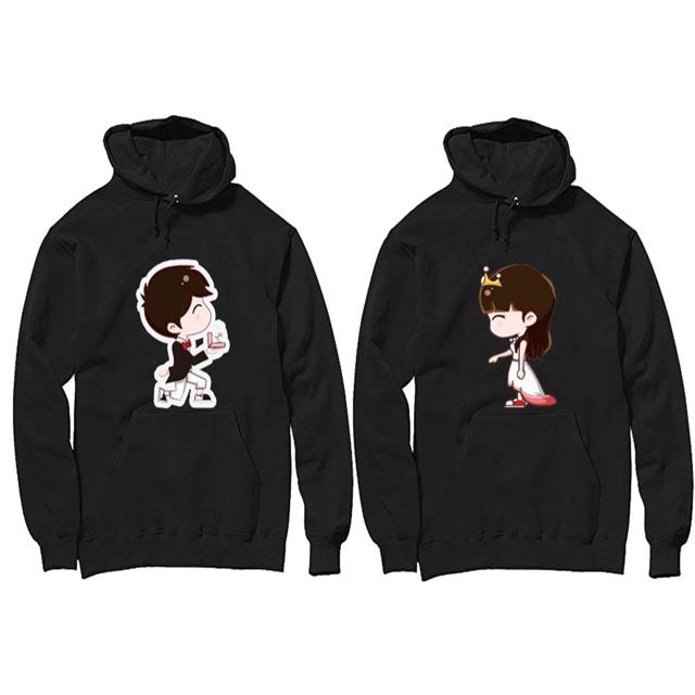 COUPLE HOODIE JACKET FOR COUPLE CUSTOMIZE COTTON MAKAPAL Shopee Philippines