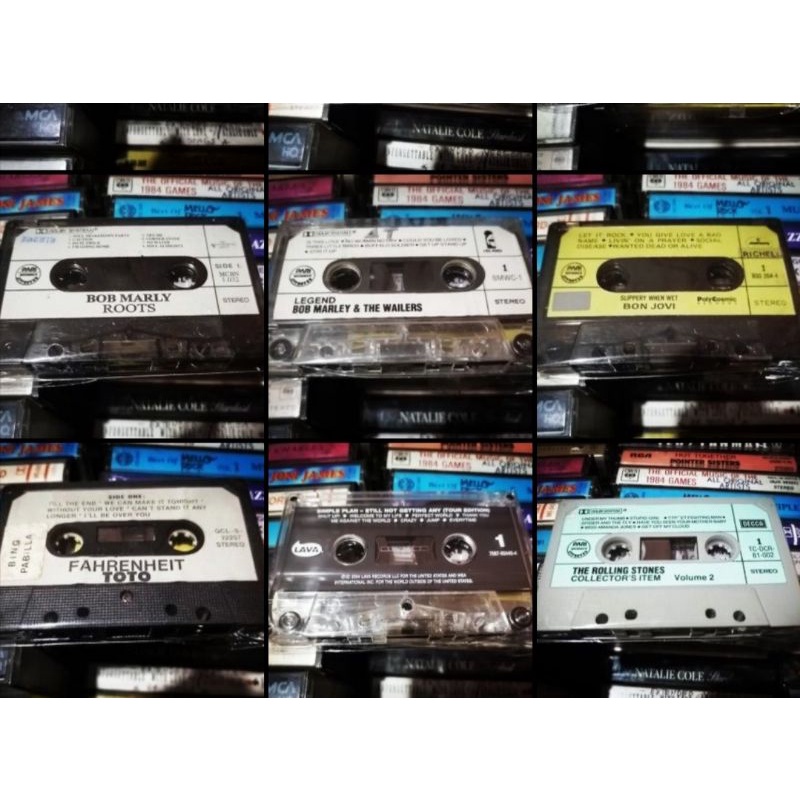 No Inlays Mixed Genre Foreign Cassette Tapes Rock Cassettes Tape